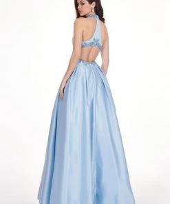Rachel Allan - 6528 Beaded Midriff Cutout Bodice Gown Formal Gowns