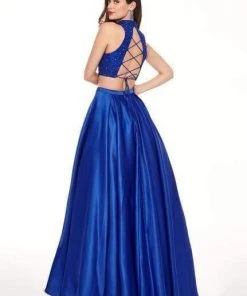 Rachel Allan - 6542 Two Piece Embroidered Matte Satin Ballgown Formal Gowns 18 Rachel Allan - 6542 Two Piece Embroidered Matte Satin Ballgown Formal Gowns