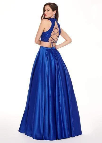 Rachel Allan - 6542 Two Piece Embroidered Matte Satin Ballgown Formal Gowns 10 Rachel Allan - 6542 Two Piece Embroidered Matte Satin Ballgown Formal Gowns