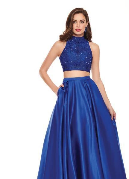 Rachel Allan - 6542 Two Piece Embroidered Matte Satin Ballgown Formal Gowns 11 Rachel Allan - 6542 Two Piece Embroidered Matte Satin Ballgown Formal Gowns