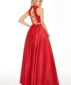 Rachel Allan - 6542 Two Piece Embroidered Matte Satin Ballgown Formal Gowns 15 Rachel Allan - 6542 Two Piece Embroidered Matte Satin Ballgown Formal Gowns