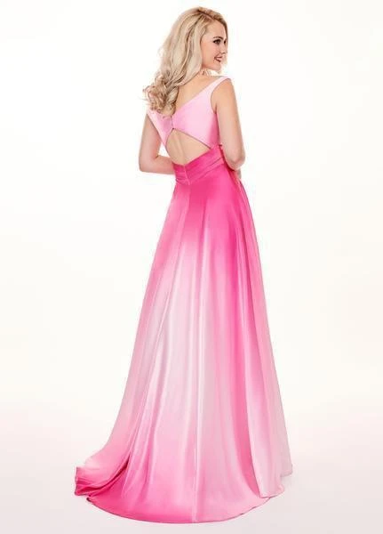 Rachel Allan - 6552 Two Piece Plunging Off-Shoulder A-line Dress 8 Rachel Allan - 6552 Two Piece Plunging Off-Shoulder A-line Dress