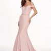 Rachel Allan - 6580 Off Shoulder Metallic Mermaid Gown 1 Rachel Allan - 6580 Off Shoulder Metallic Mermaid Gown