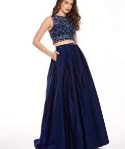 Rachel Allan - 6632 Two Piece Illusion Jewel Ballgown Formal Gowns