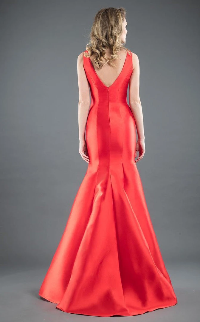 Formal Gowns Rachel Allan Couture - 8286 Plunging V-neck Ruffled Mermaid Dress 4 Formal Gowns Rachel Allan Couture - 8286 Plunging V-neck Ruffled Mermaid Dress