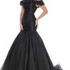 Formal Gowns Rachel Allan Couture - 8430 Off-Shoulder Ruffled Trumpet Dress 2 Formal Gowns Rachel Allan Couture - 8430 Off-Shoulder Ruffled Trumpet Dress