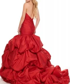Rachel Allan Couture - 8445 Sweetheart Ruched Mermaid Dress Formal Gowns