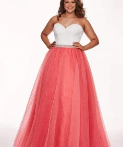 Formal Gowns Rachel Allan Curves - 6677 Strapless Sweetheart Pleated Ballgown