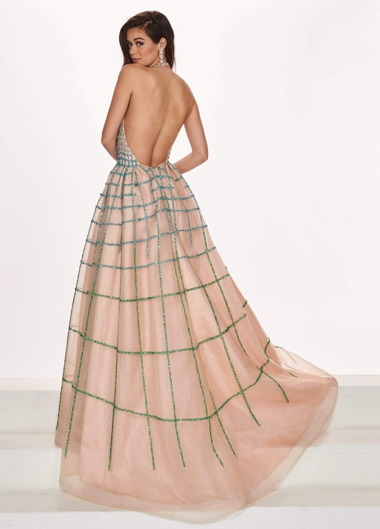 Rachel Allan Prima Donna - 5058 Two Tone Beaded Tulle Ballgown 5 Rachel Allan Prima Donna - 5058 Two Tone Beaded Tulle Ballgown