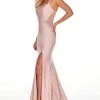 Formal Gowns Rachel Allan Prom - 7022 Seamed Mermaid Dress With Slit