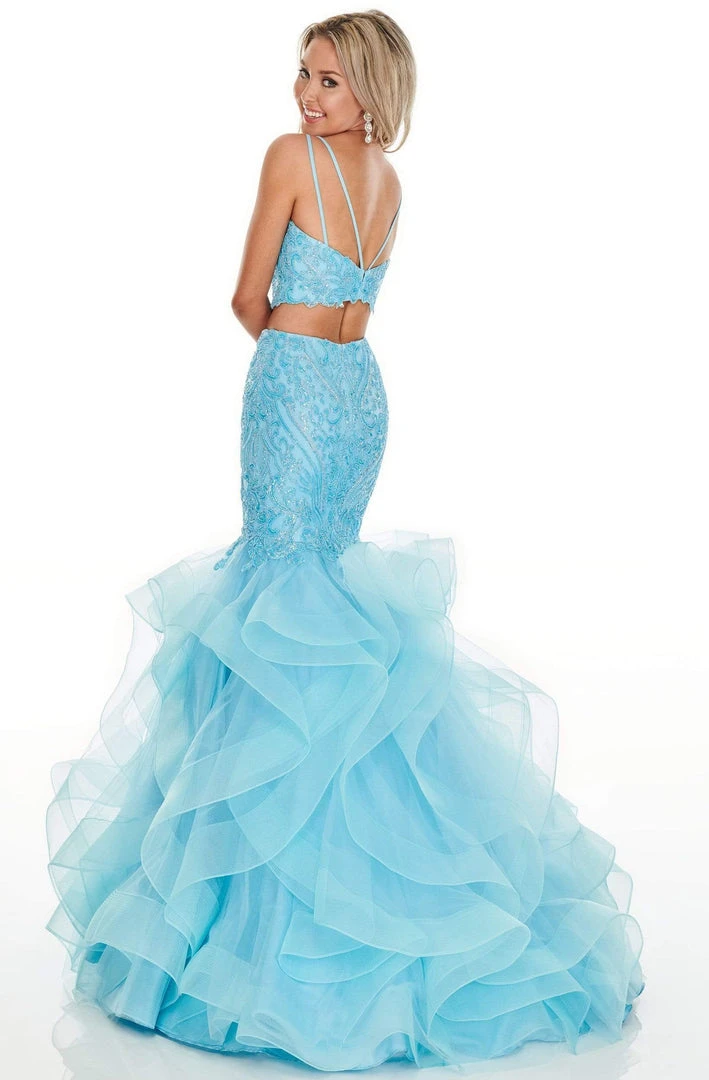 Formal Gowns Rachel Allan Prom - 7083 Two Piece Beaded Tulle Mermaid Dress 7 Formal Gowns Rachel Allan Prom - 7083 Two Piece Beaded Tulle Mermaid Dress