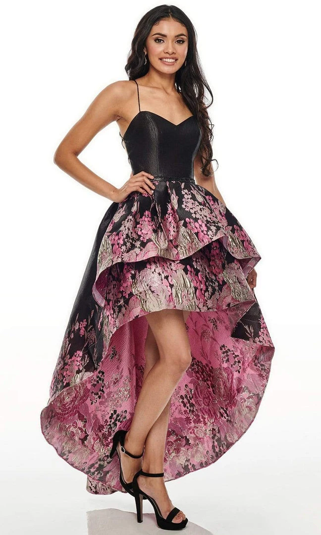 Rachel Allan Prom - 7168 Sweetheart Lace-Up High-Low A-Line Dress Formal Gowns 3 Rachel Allan Prom - 7168 Sweetheart Lace-Up High-Low A-Line Dress Formal Gowns
