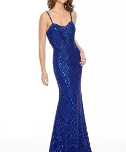 Rachel Allan Prom - 7188 Sweetheart Sequined Trumpet Dress