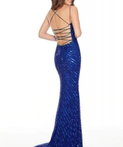Rachel Allan Prom - 7188 Sweetheart Sequined Trumpet Dress