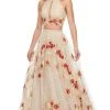 Rachel Allan Prom - 7189 Two-Piece Halter Embroidery A-Line Dress Formal Gowns