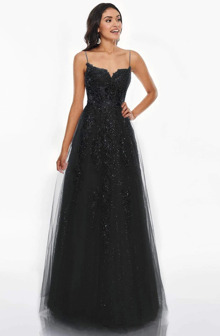 Rachel Allan Prom - 7207 Beaded Lace Applique Corset Gown 3 Rachel Allan Prom - 7207 Beaded Lace Applique Corset Gown