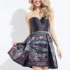 Cocktail Dresses Rachel Allan Short - 4524 Strapless Two-Piece Party Dress