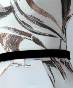 Saiid Kobeisy - 3355 Sequined Asymmetrical Peplum Gown Formal Gowns 7 Saiid Kobeisy - 3355 Sequined Asymmetrical Peplum Gown Formal Gowns