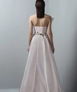 Formal Gowns Saiid Kobeisy - 3365 Strapless Straight Across A-line Dress