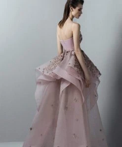 Saiid Kobeisy - 3368 Embellished Illusion Jewel Ballgown Formal Gowns 5 Saiid Kobeisy - 3368 Embellished Illusion Jewel Ballgown Formal Gowns