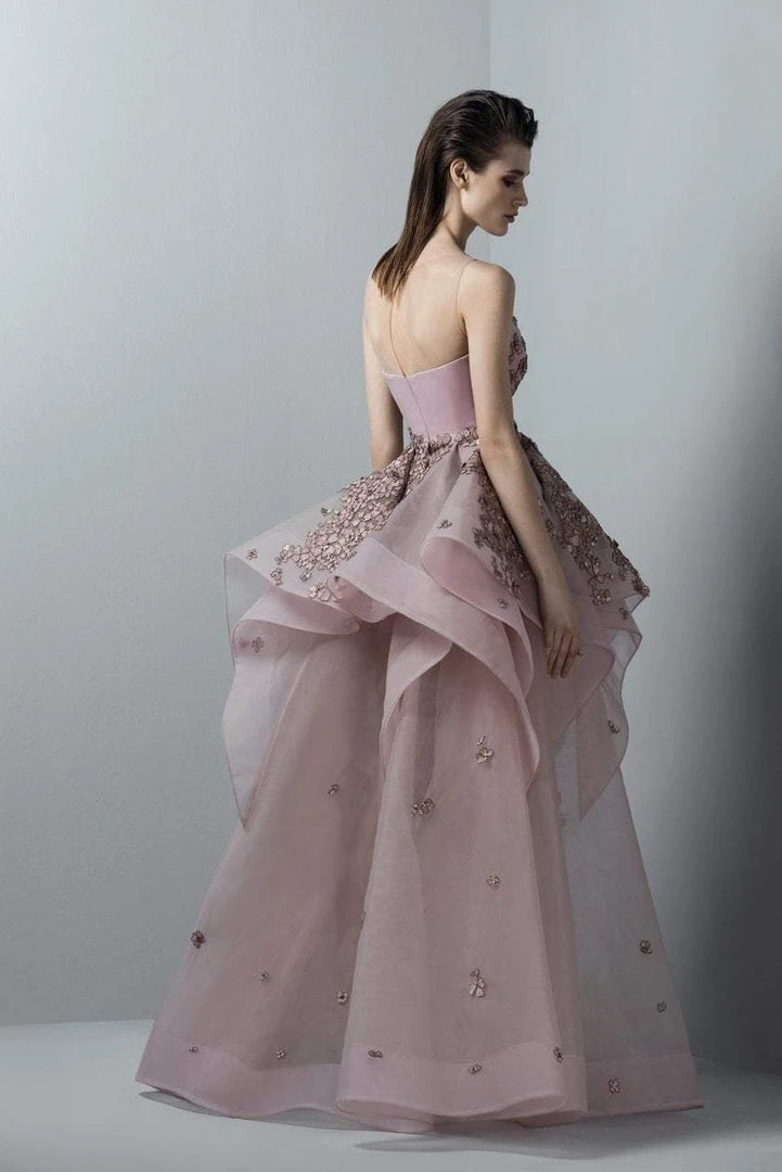 Saiid Kobeisy - 3368 Embellished Illusion Jewel Ballgown Formal Gowns 4 Saiid Kobeisy - 3368 Embellished Illusion Jewel Ballgown Formal Gowns