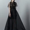 Saiid Kobeisy - 3373 Lace Jewel Tulle A-line Dress Formal Gowns 1 Saiid Kobeisy - 3373 Lace Jewel Tulle A-line Dress Formal Gowns