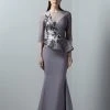 Saiid Kobeisy - 3374 Illusion Jewel Brode Mermaid Dress Formal Gowns 2 Saiid Kobeisy - 3374 Illusion Jewel Brode Mermaid Dress Formal Gowns