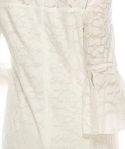 Prom Dresses Sandra Darren - 73759 Flounce Sleeve Floral Lace Sheath Dress 12 Prom Dresses Sandra Darren - 73759 Flounce Sleeve Floral Lace Sheath Dress