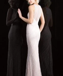 Formal Gowns Scala - 48783 Sequin Jewel Sheath Dress 11 Formal Gowns Scala - 48783 Sequin Jewel Sheath Dress