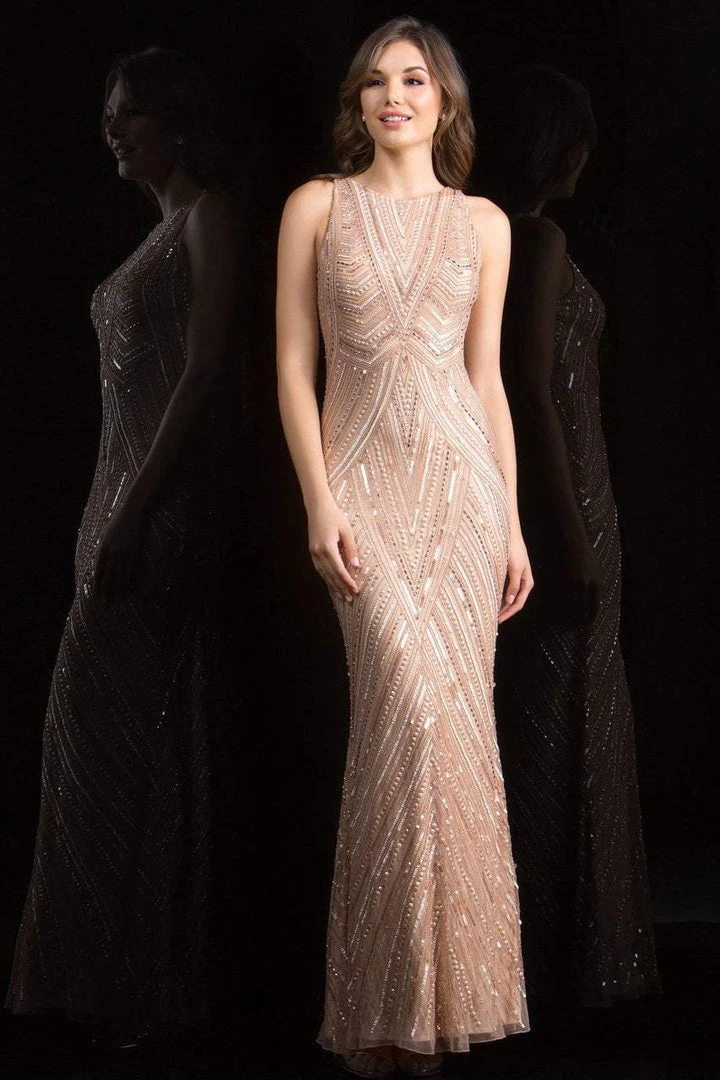 Formal Gowns Scala - 48783 Sequin Jewel Sheath Dress 5 Formal Gowns Scala - 48783 Sequin Jewel Sheath Dress