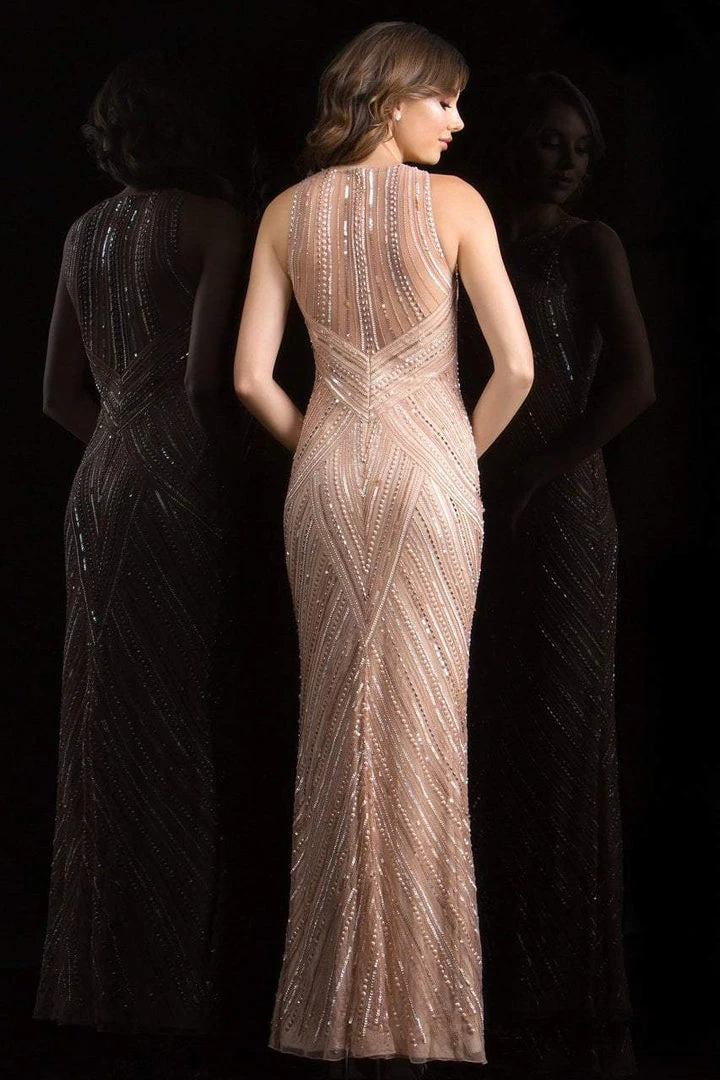 Formal Gowns Scala - 48783 Sequin Jewel Sheath Dress 6 Formal Gowns Scala - 48783 Sequin Jewel Sheath Dress