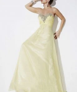 Studio 17 - 12492 Rhinestone Beaded Sweetheart Long Gown Formal Gowns