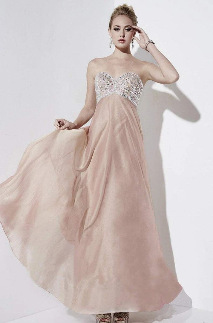 Studio 17 - 12497 Embellished Sweetheart Bandeau Empire Gown Formal Gowns 3 Studio 17 - 12497 Embellished Sweetheart Bandeau Empire Gown Formal Gowns