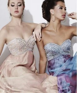 Studio 17 - 12497 Embellished Sweetheart Bandeau Empire Gown Formal Gowns 5 Studio 17 - 12497 Embellished Sweetheart Bandeau Empire Gown Formal Gowns