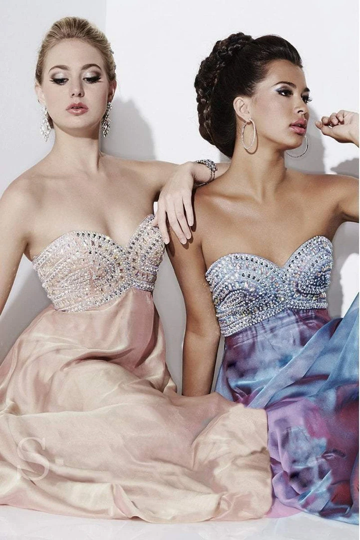 Studio 17 - 12497 Embellished Sweetheart Bandeau Empire Gown Formal Gowns 4 Studio 17 - 12497 Embellished Sweetheart Bandeau Empire Gown Formal Gowns