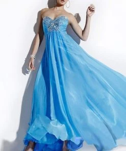 Studio 17 - 12508 Strapless Sparkling Sweetheart Empire Long Gown