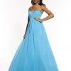 Studio 17 - 12538 Strapless Rhinestone Edge Sweetheart Chiffon Long Gown Formal Gowns 1 Studio 17 - 12538 Strapless Rhinestone Edge Sweetheart Chiffon Long Gown Formal Gowns