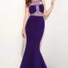 Formal Gowns Studio 17 - 12631 Dazzling Beaded Bateau Neck Jersey Trumpet Gown