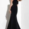 Formal Gowns Studio 17 - 12634 Elegant Encrusted Choker Neck Stretch Satin Gown