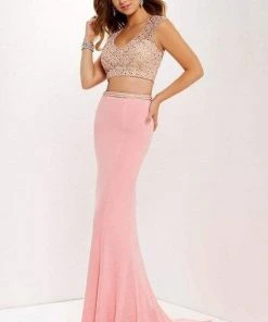 Formal Gowns Studio 17 - 12661 Two Piece Beaded V-neck Jersey Dress 7 Formal Gowns Studio 17 - 12661 Two Piece Beaded V-neck Jersey Dress