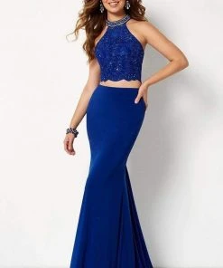 Studio 17 - 12663 Two Piece Beaded Lace Jersey Dress