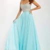 Formal Gowns Studio 17 - 12670 Rhinestone Accented Chiffon A-line Dress 2 Formal Gowns Studio 17 - 12670 Rhinestone Accented Chiffon A-line Dress