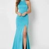 Formal Gowns Studio 17 - 12677 Ladder Banded Racerback Jersey Gown