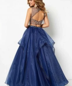 Formal Gowns Studio 17 - 12683 Embellished Two Piece Organza A-line Dress