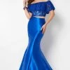Studio 17 - 12690 Two Piece Lace Off-Shoulder Ruffle Mermaid Gown Formal Gowns