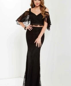 Studio 17 - 12692 Two Piece Lace Off-Shoulder Sheath Dress Formal Gowns