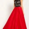 Studio 17 - 12699 Sequined Lace Illusion Jewel Satin A-line Gown Formal Gowns