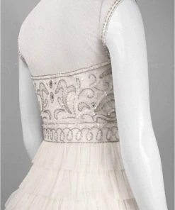 Sue Wong - Beaded Layered Ruffle Short Dress W4230S