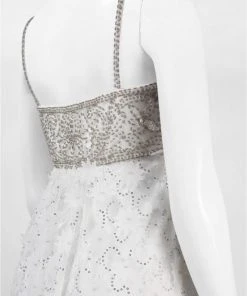 Sue Wong - Embellished Empire Mesh Gown W5202 Formal Gowns