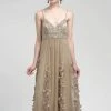 Sue Wong - N1452 Spaghetti Straps Embellished Empire Gown Formal Gowns